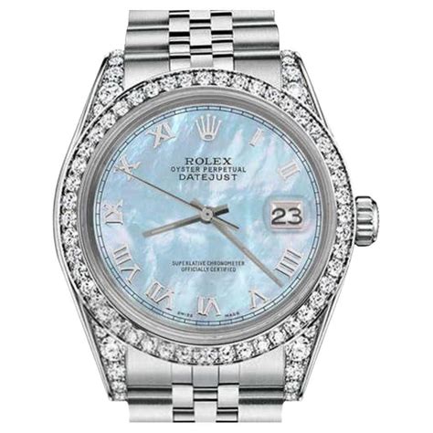 baby blue rolex|Rolex baby blue face.